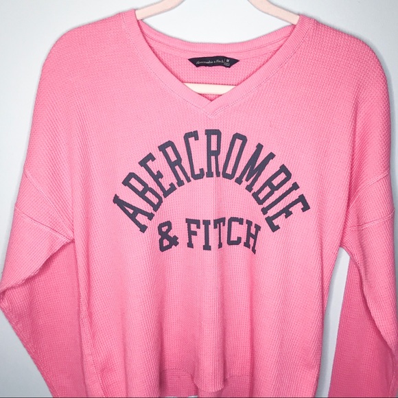 Abercrombie Waffle Knit Cropped Long Sleeve - Picture 3 of 5